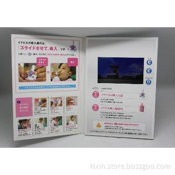 factory supply 4.3inch advertising video brochure